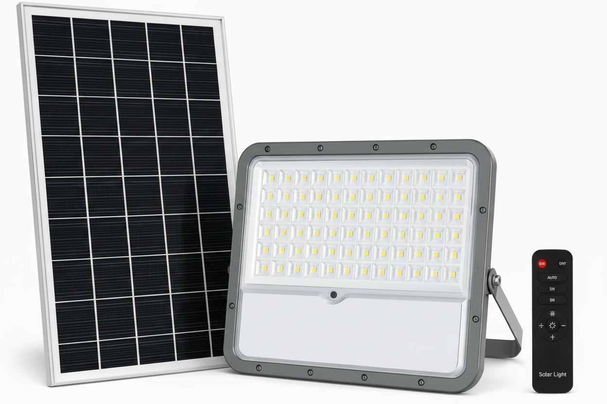 Hello Today Solar Flood Light 700W – 40000mAh Outdoor Security Floodlight | E6 SG