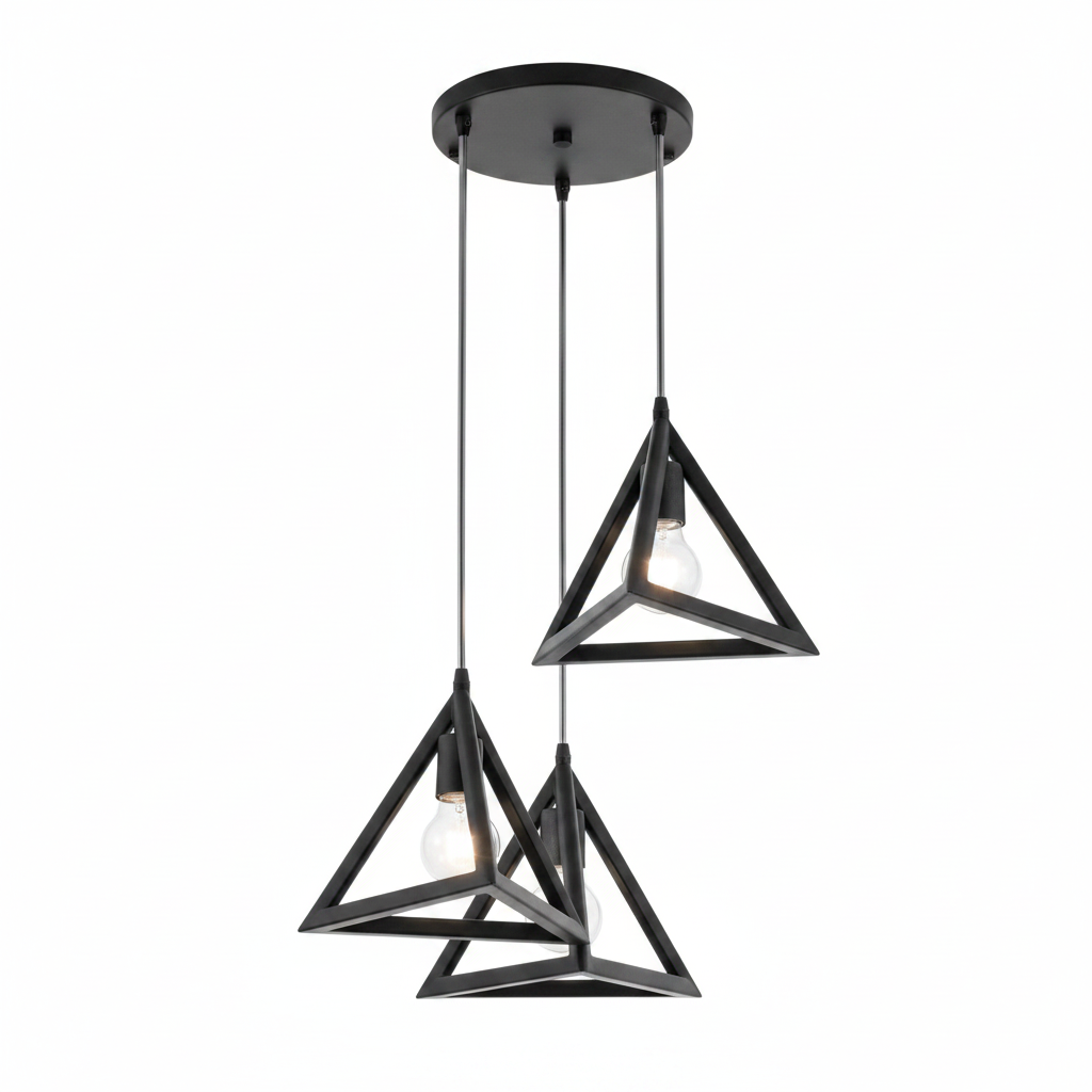 DINING LAMP 6031/3R (9131-3R BK) BLACK