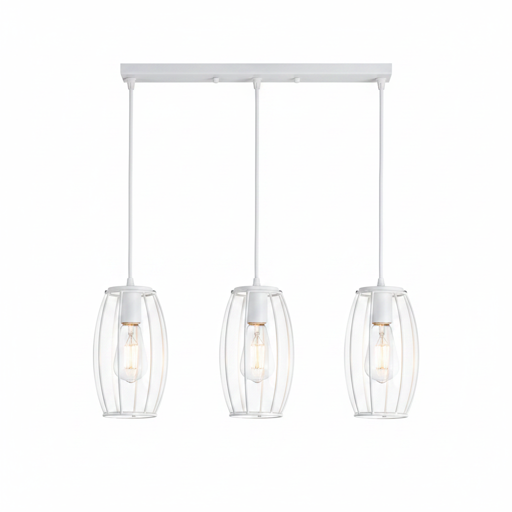 DINING LAMP 6054/3S (7769/3 WH) WHITE