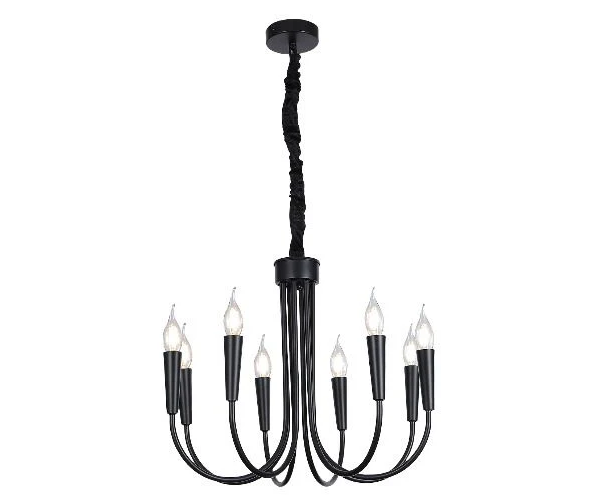 CHANDELIER DL6114/8 BLACK