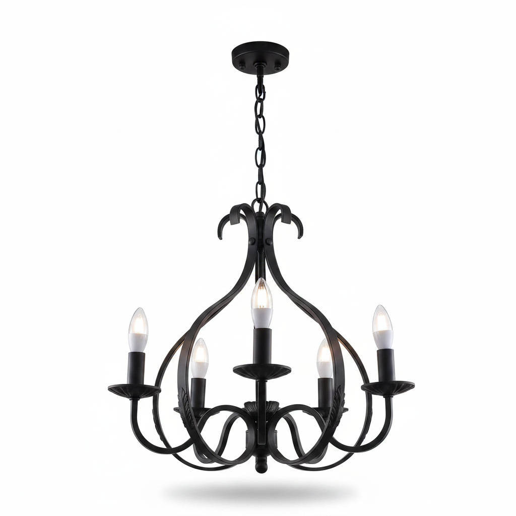 DINING LAMP DL6122/5 BLACK