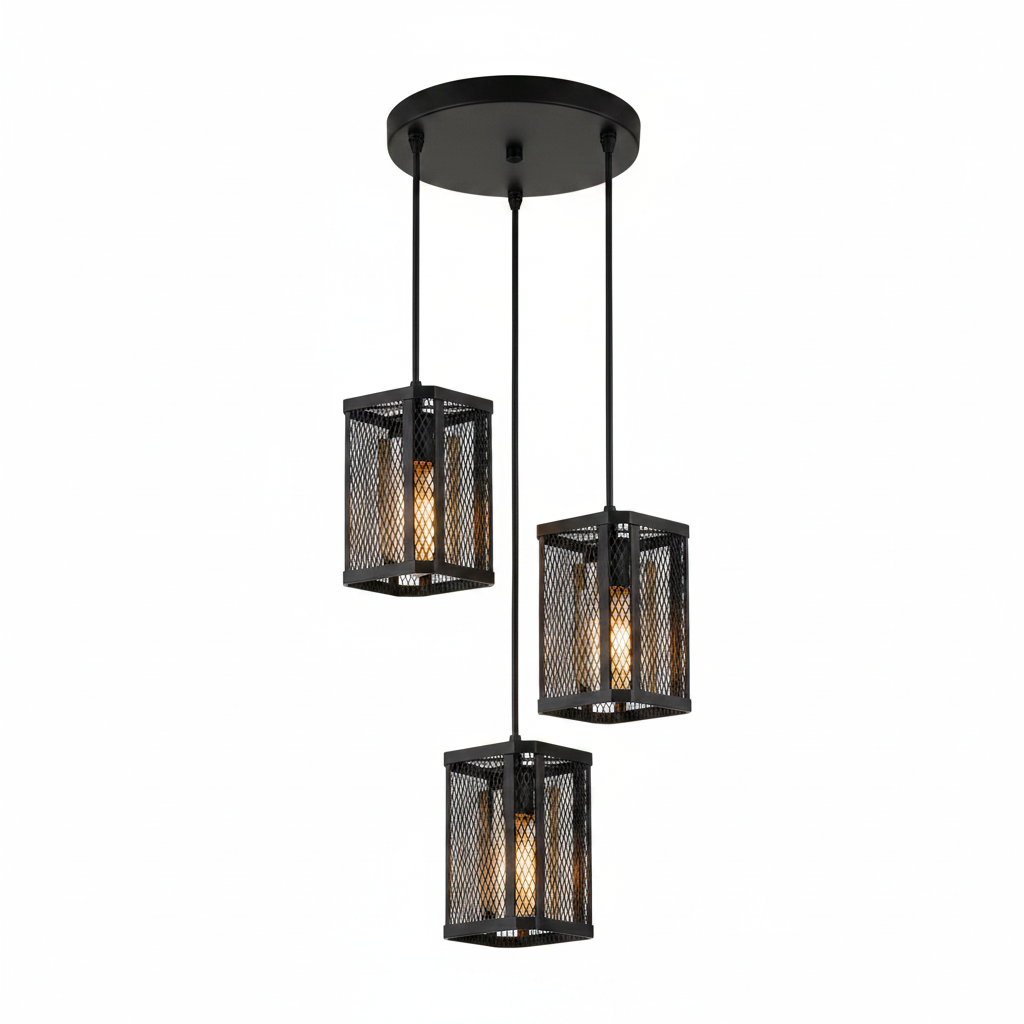 DINING LAMP DL6148/3 BLACK