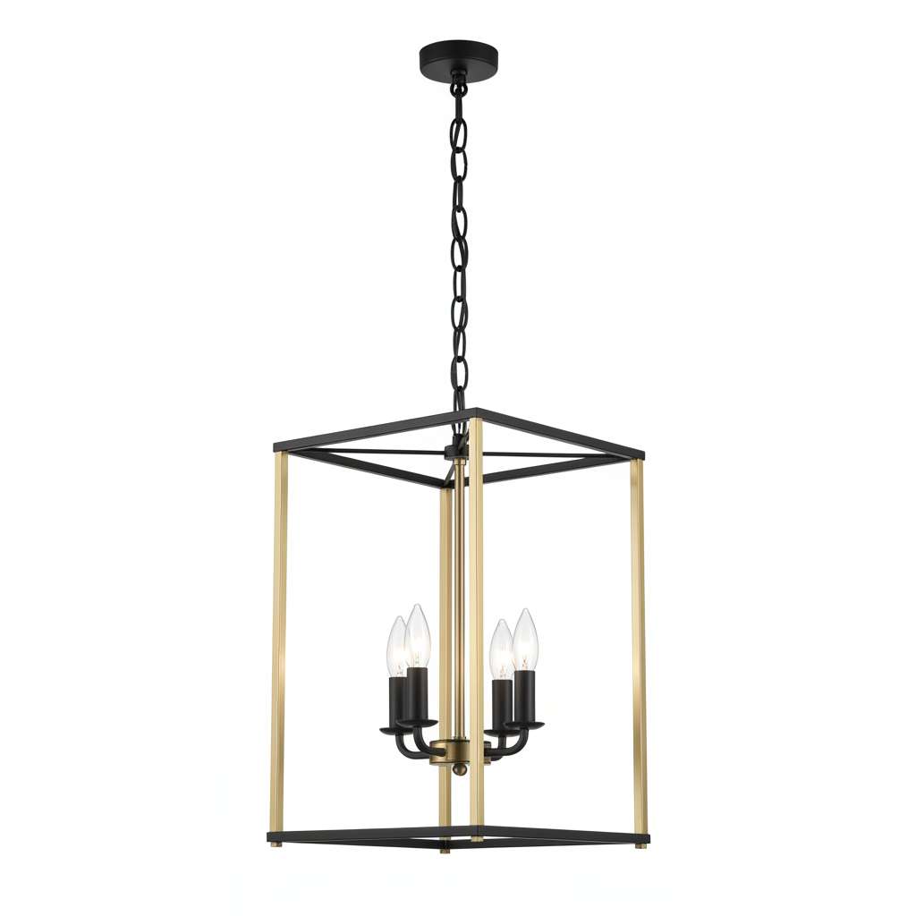 DINING LAMP DL6156/4 BLACK