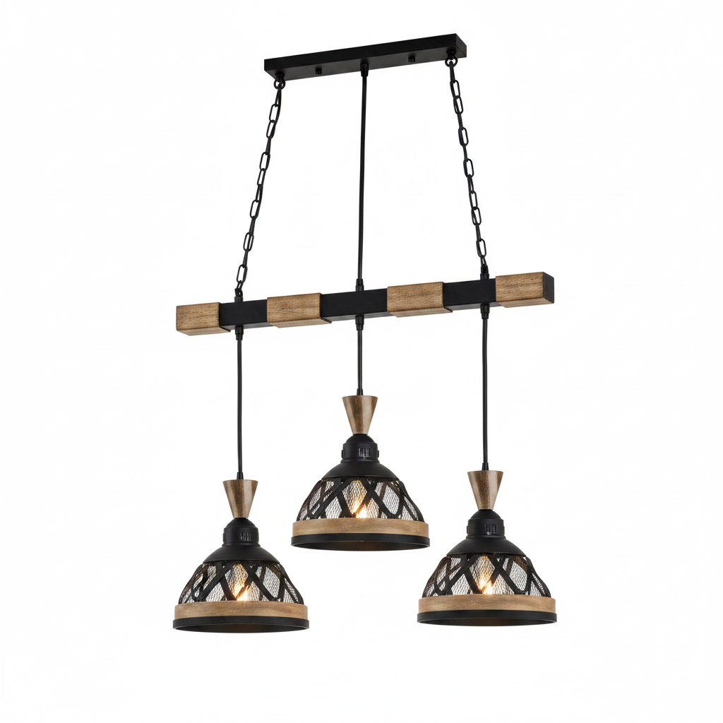 DINING LAMP DL6207/3 BLACK