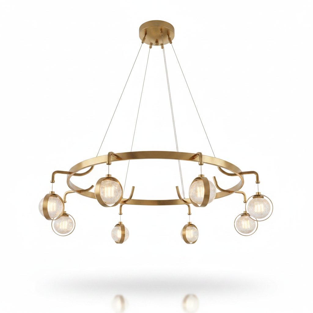 CHANDELIER 99509 8 BULB 4200 ROUND