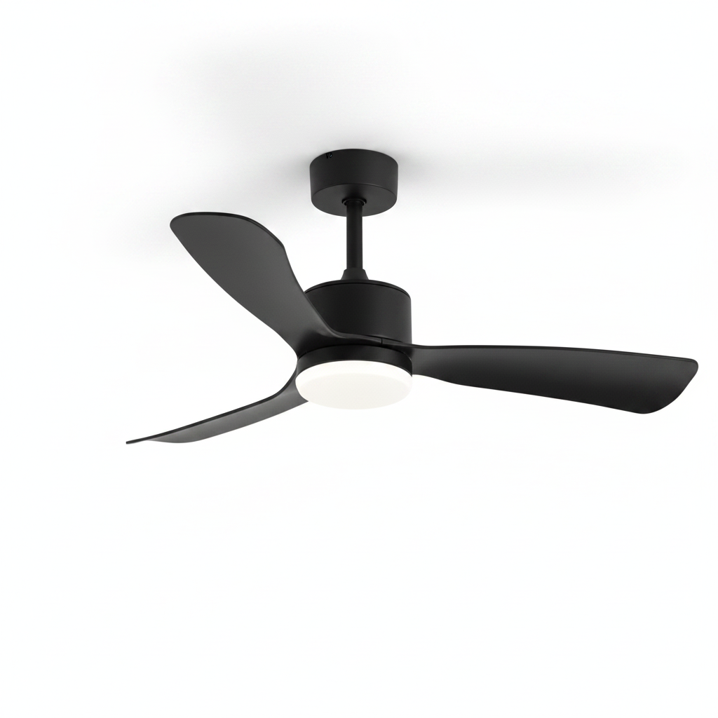 FAN LIGHT FL2302 BLACK (42 inch)