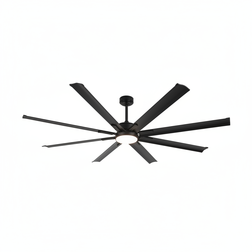 FAN LIGHT FL2304 BLACK (72 inch)