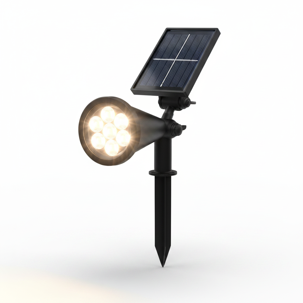 Solar Garden Light Warm White – 1200mAh Outdoor Solar Pathway Lamp | Y1-04