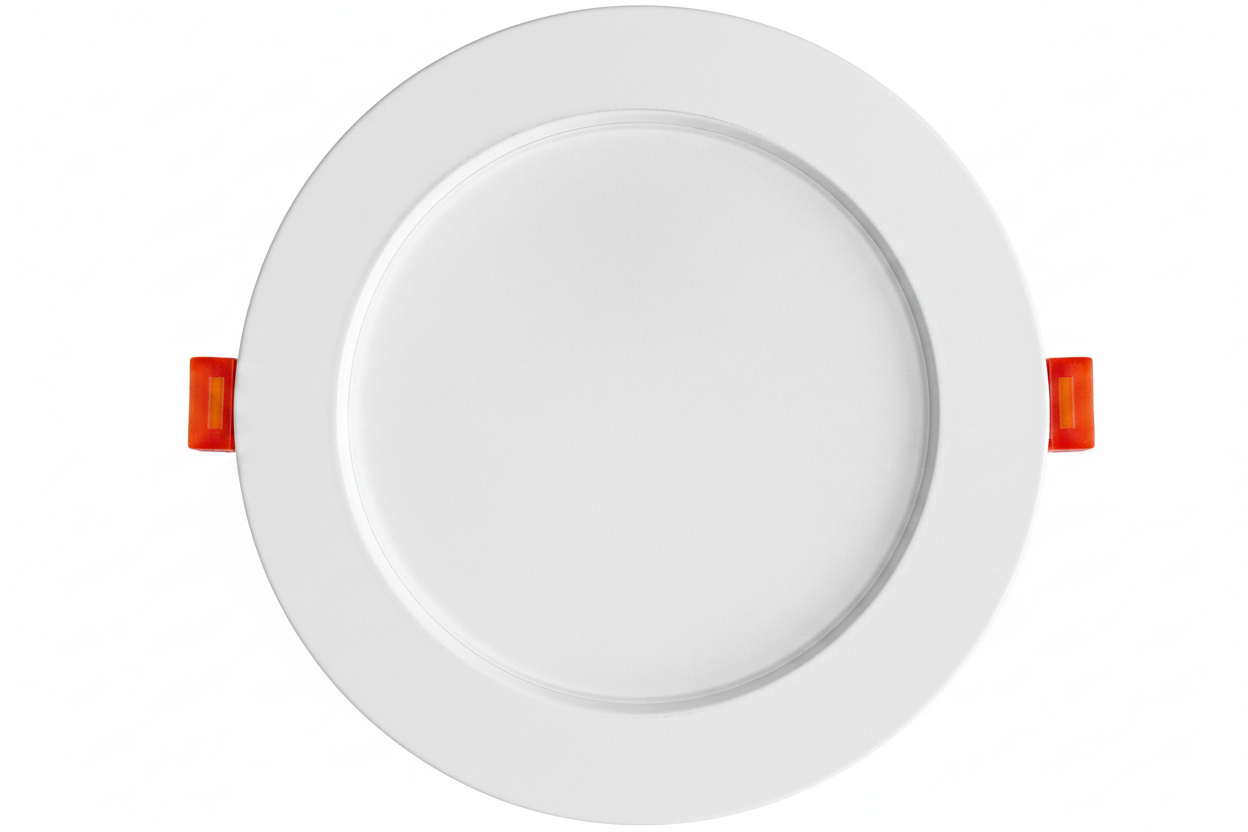 CONCEALED PANEL LIGHT 9W ROUND WARM WHITE IP20 DIA 120MM 3000K
