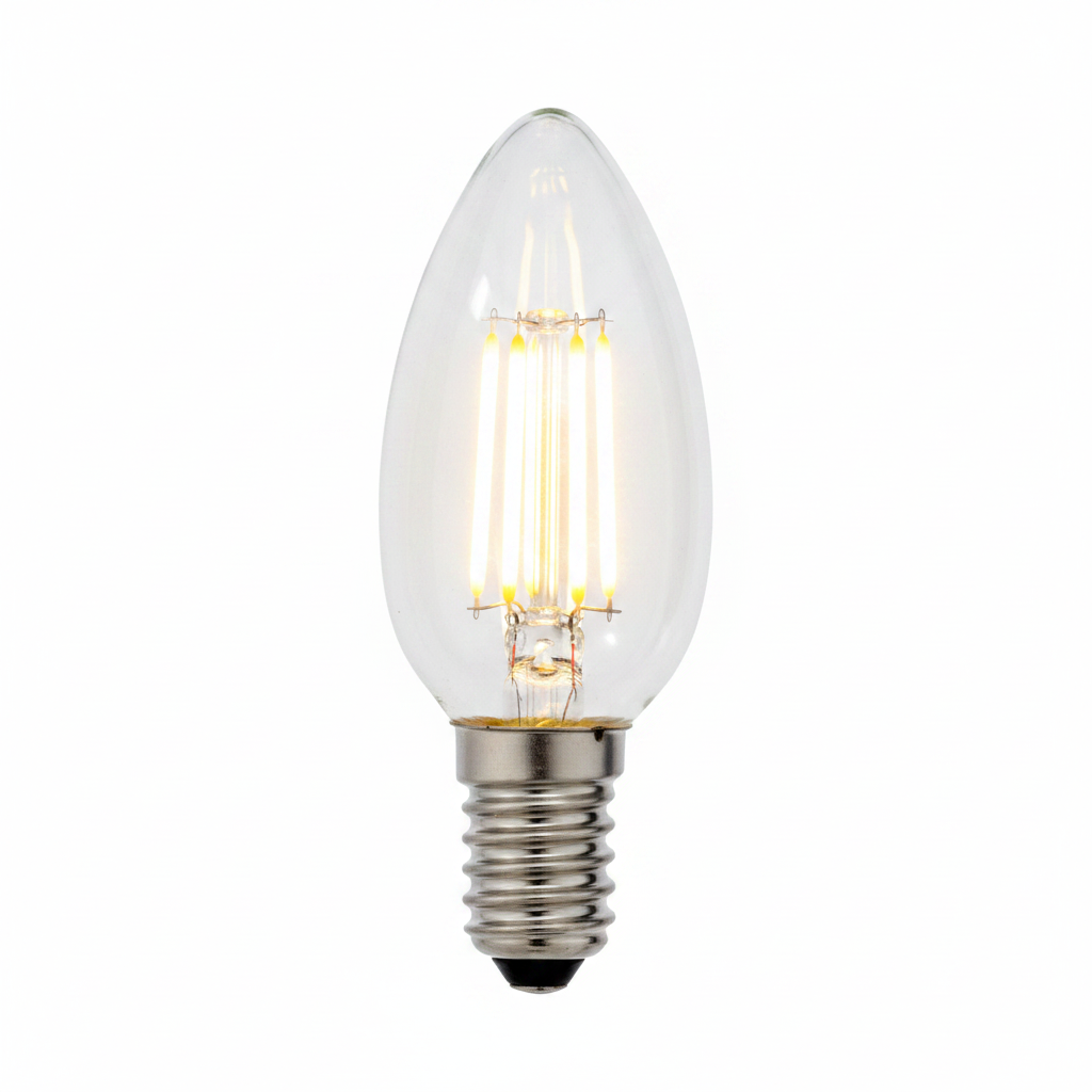 FILAMENT BULB C35 3W E14 COOL WHITE