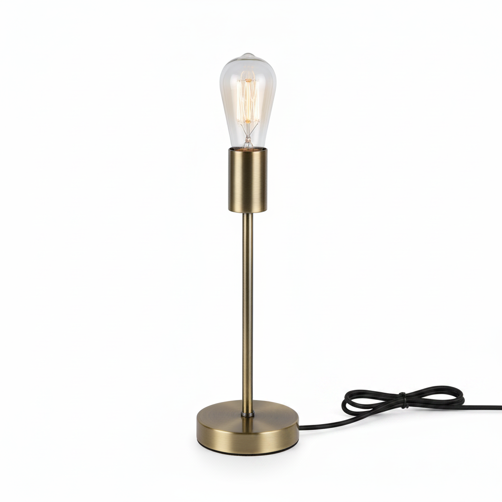 TABLE LAMP HL7101 STAINLESS STEEL