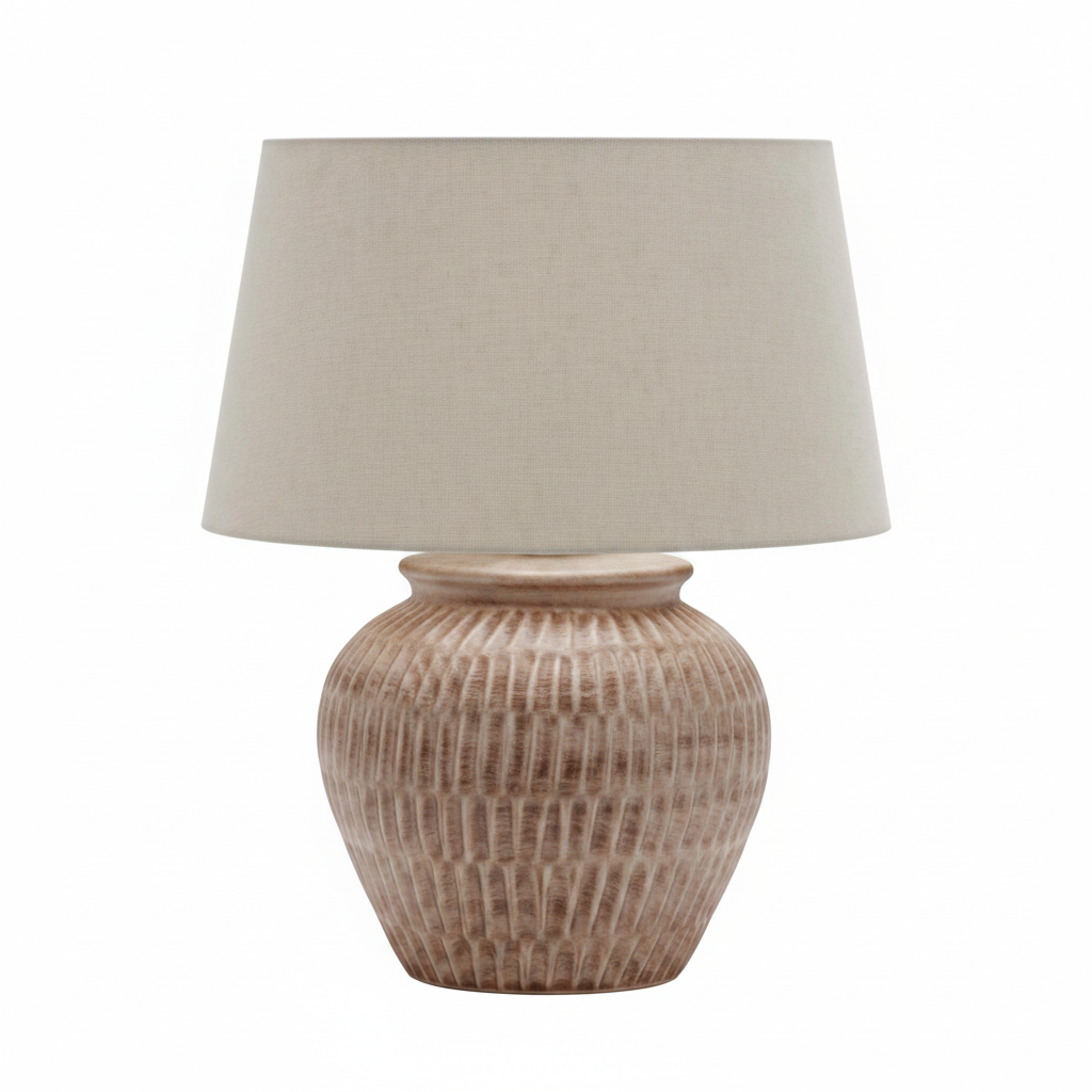 TABLE LAMP 7212 BROWN