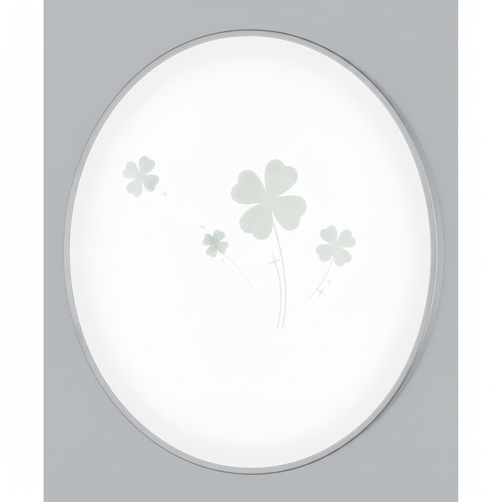 CEILING LIGHT 24W - four leaf clover 300MM