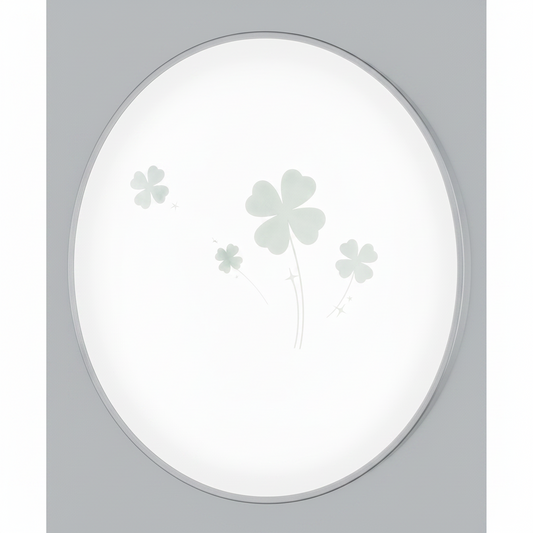 CEILING LIGHT 24W - four leaf clover 300MM