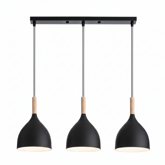 DINING LAMP 6006/3S BLACK / WHITE