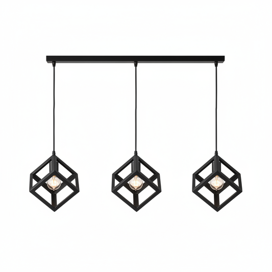 DINING LAMP 6014/3S (7767/3 BK) BLACK