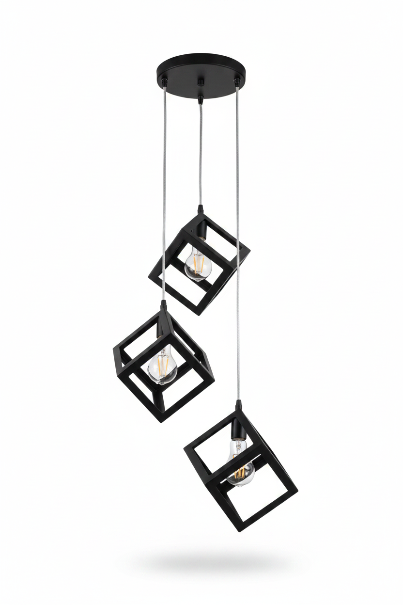 DINING LAMP 6014/3R BLACK