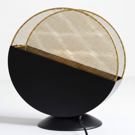 Black & Gold Table Lamp – Premium Decorative Bedside & Desk Light | Model 6061