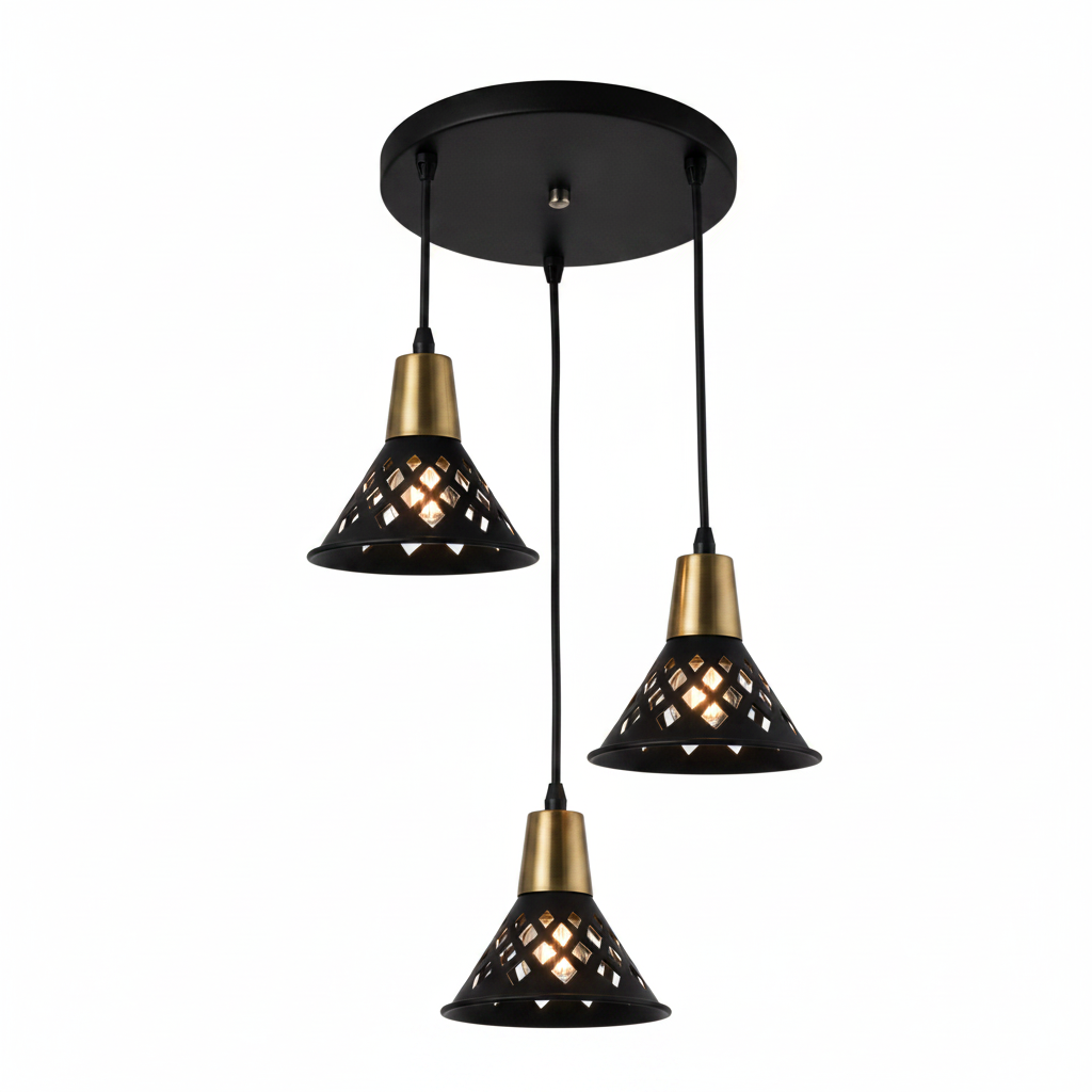 DINING LAMP D6102/3 BLACK