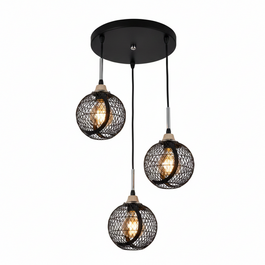 DINING LAMP D6104/3 BLACK