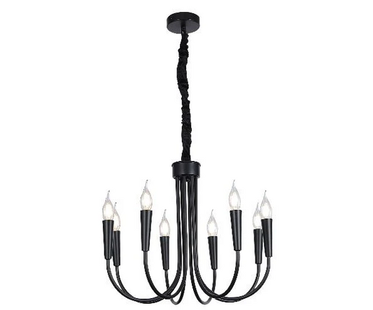 CHANDELIER DL6114/8 BLACK