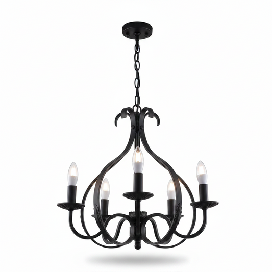 DINING LAMP DL6122/5 BLACK