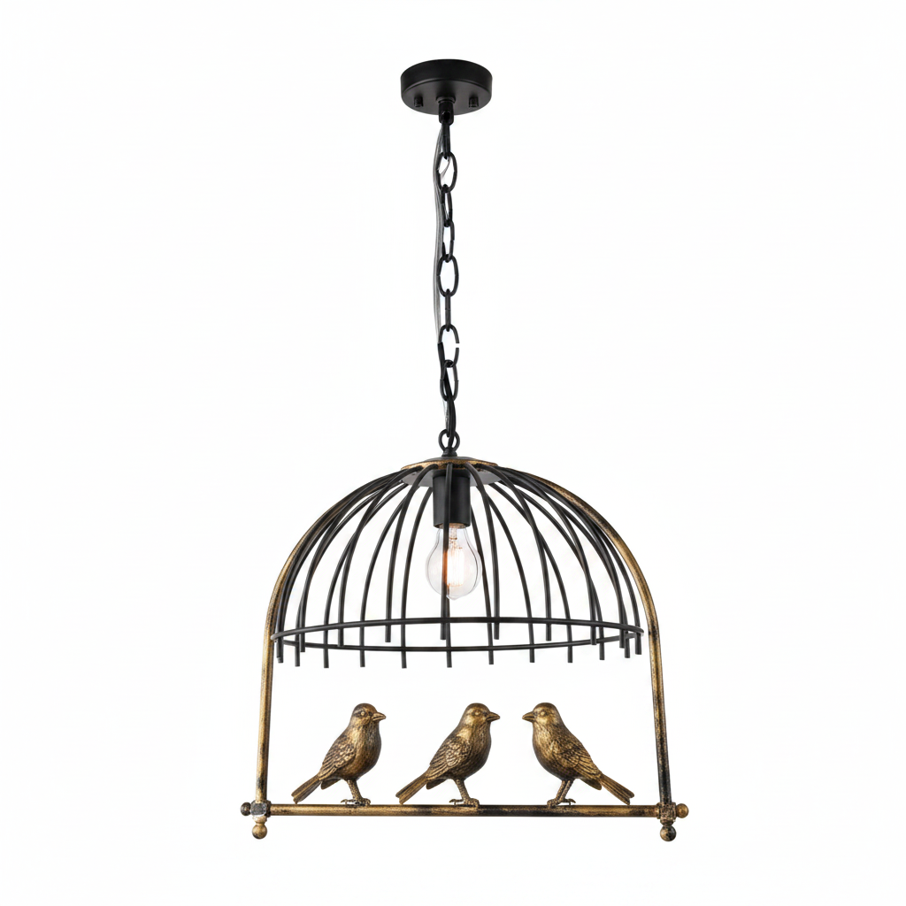 DINING LAMP DL6132/1 BLACK + GOLD