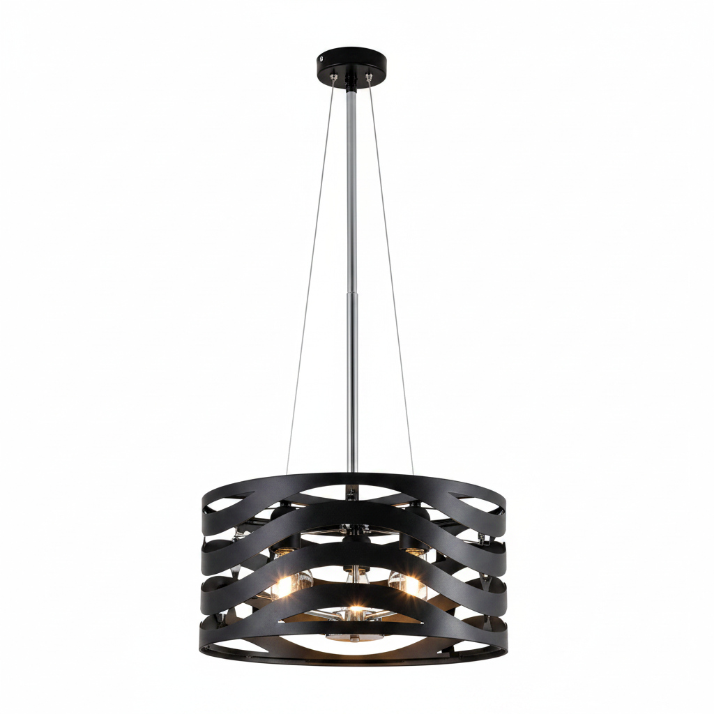 DINING LAMP DL6136/3 BLACK