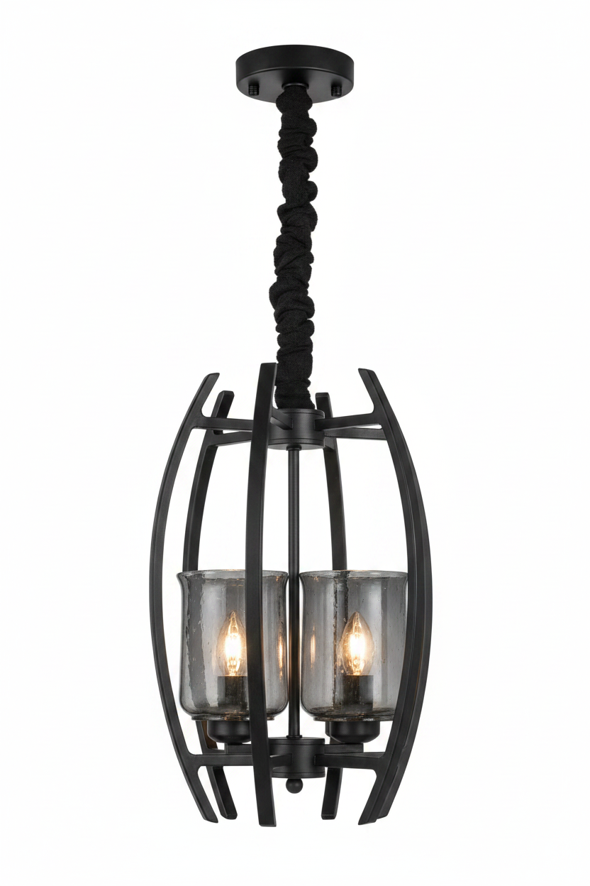 DINING LAMP DL6157/4 BLACK