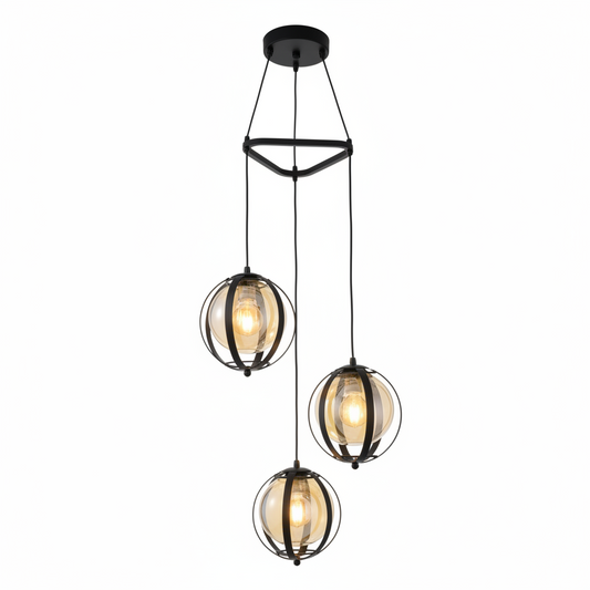 DINING LAMP DL6165/3 BLACK