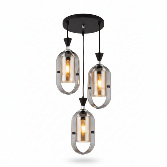 DINING LAMP DL6163/3 BLACK