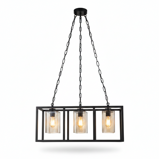 DINING LAMP DL6166/3 BLACK
