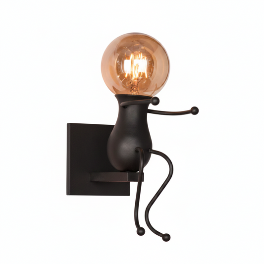 WALL LAMP DL6168/1 BLACK (1 FIGURE)