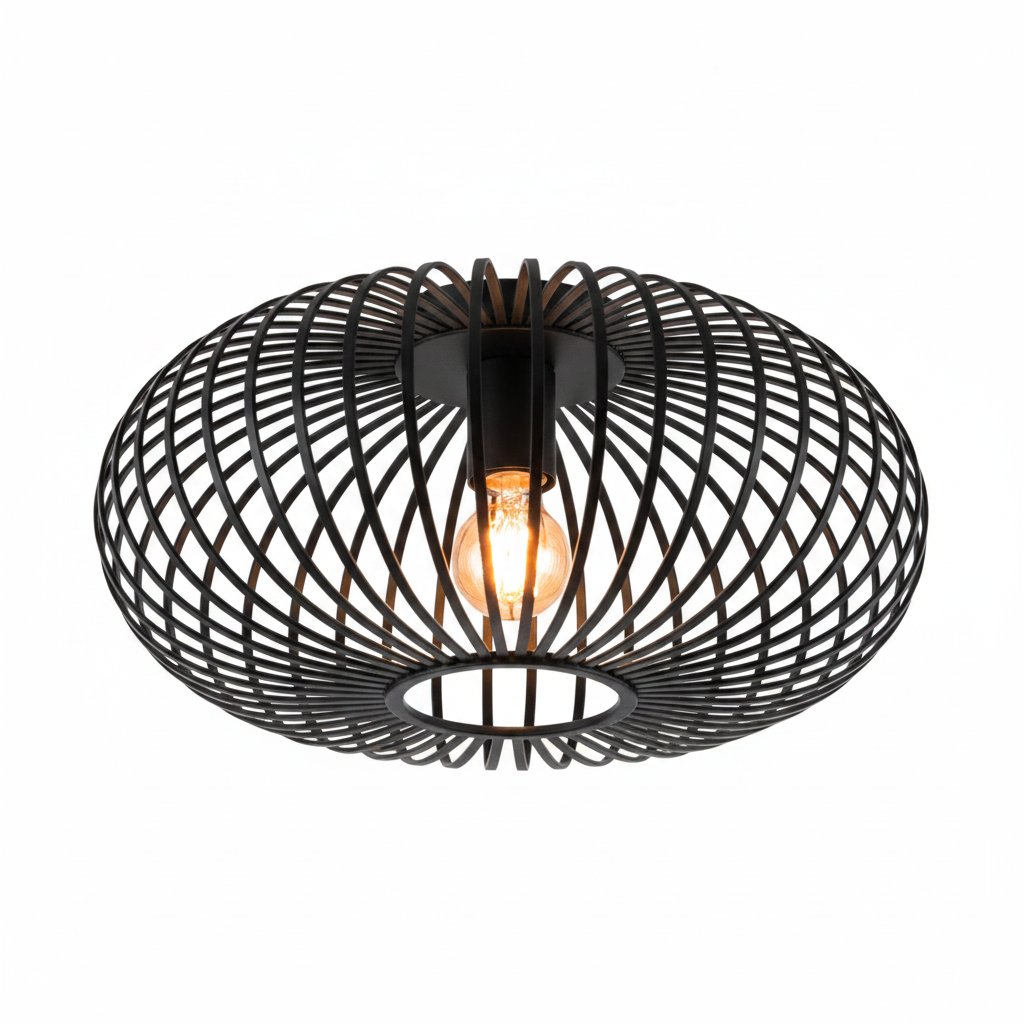 CEILING LIGHT 6064 BLACK