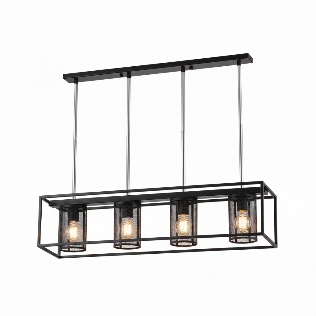 DINING LAMP 6065/4 BLACK