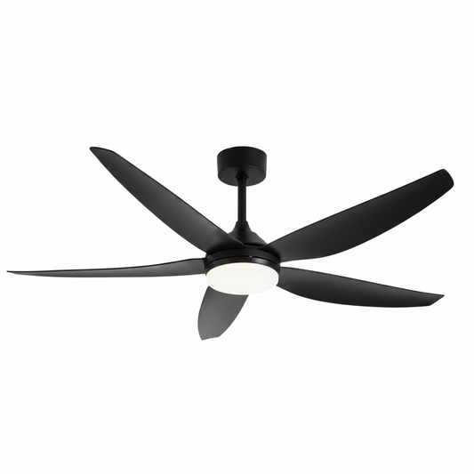 FAN LIGHT FL2303 BLACK (52 inch)