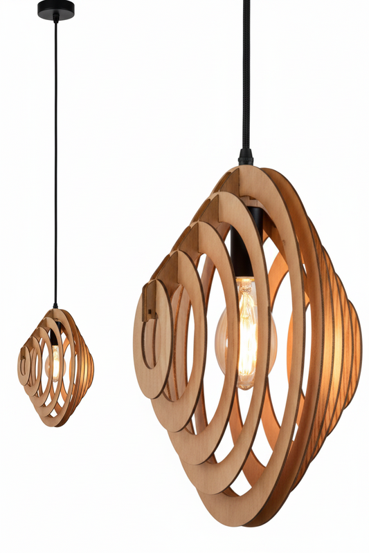 DINING LAMP D6313 WOOD