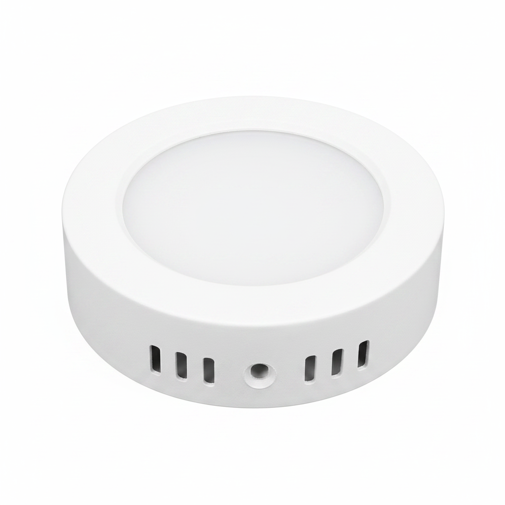 SURFACE PANEL LIGHT 6W ROUND B COOL WHITE 6500K